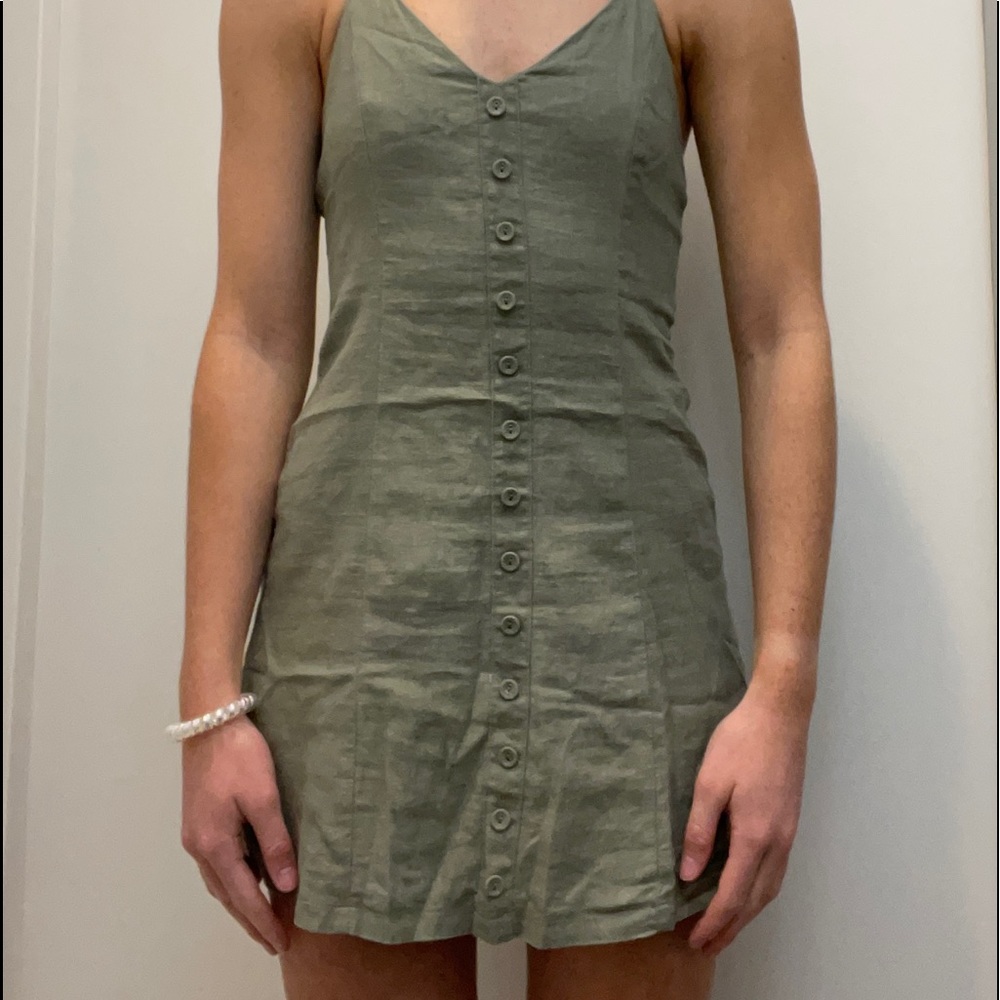 HelloMolly Green Halter Sundress